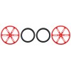 Pololu 90x10mm Wheels for Standard Servos with 5.8mm 25T Spline (Red)