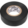 Black PVC electrical insulating tape 15mm x 20m x 0.13mm - YT-8159