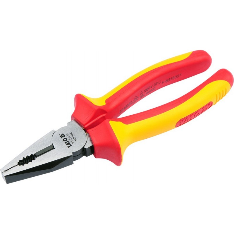 Плоскогубці VDE 180 мм - Yato YT-21152