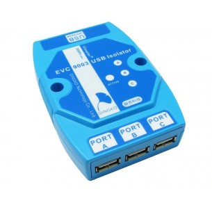 EVC9003 - 3-portowy izolowany hub USB