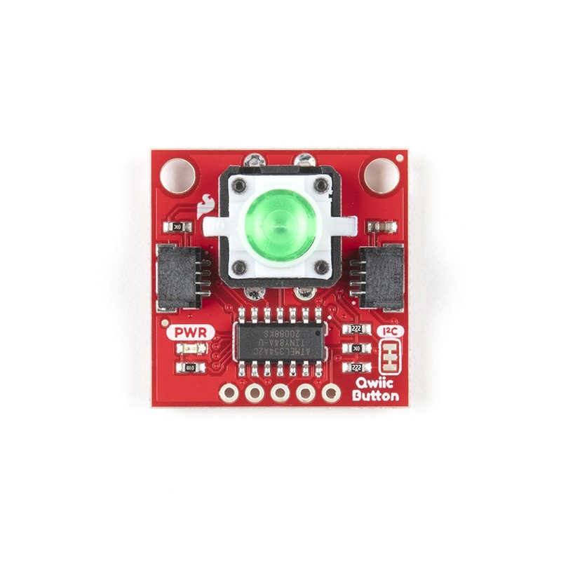 SparkFun Qwiic Button Green LED - модуль з кнопкою (зелений)