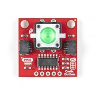 SparkFun Qwiic Button green LED - module with green button