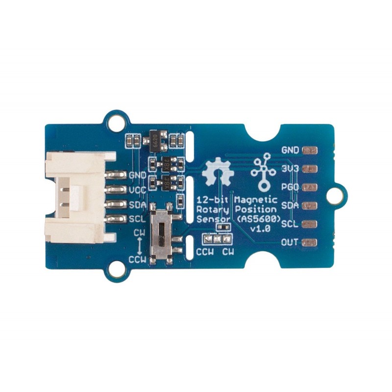 Magnetic encoder module with AS5600 chip with Grove connector - Kamami ...