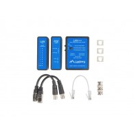 cable tester poe for rj-45, rj-11, coaxial lanberg nt-0404