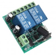 RelRem4332ch - 2-channel wireless relay module 12V + 433MHz remote control