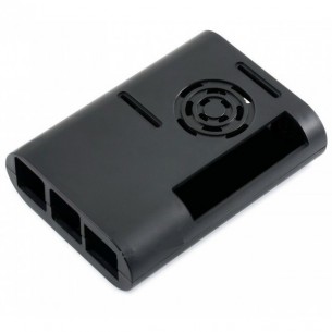 Case for Raspberry Pi 4B, black (with fan)