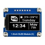 1.3inch OLED Module (C) - module with 1.3" 64×128 OLED display