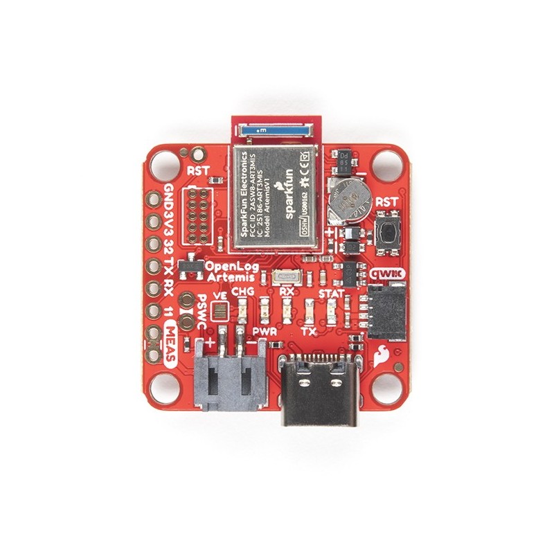 OpenLog Artemis - реєстратор даних для модулів Qwiic