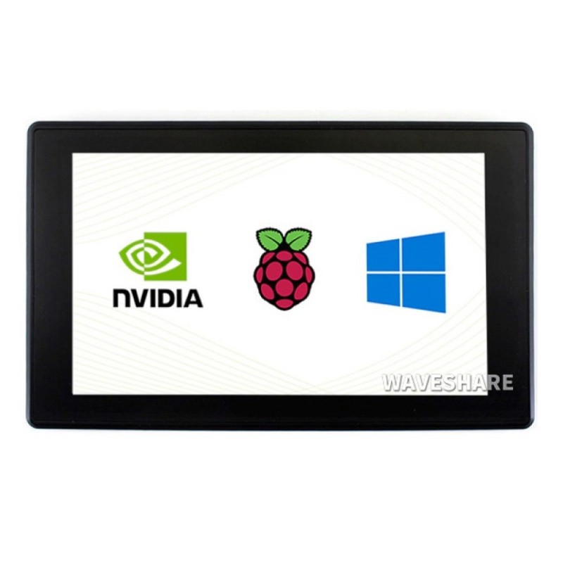 7-дюймовий (H) HDMI LCD IPS дисплей із сенсорною панеллю та корпусом - Waveshare 13857