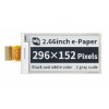 2.66inch e-Paper - 2.66inch 296x152 black e-Paper display