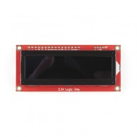 16x2 SerLCD - moduł z wyświetlaczem LCD 16x2 i mikrokontrolerem ATMega328p