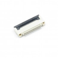 ZIF FFC/FPC female connector, 0.5mm pitch, 40 pin, top contact, horizontal