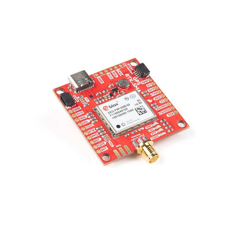 GPS-RTK-SMA Breakout - GPS module with ZED-F9P (SMA connector)