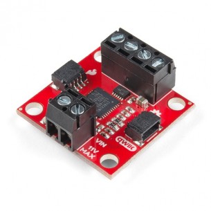 Qwiic Motor Driver - a module with a 2-channel driver for DC motors