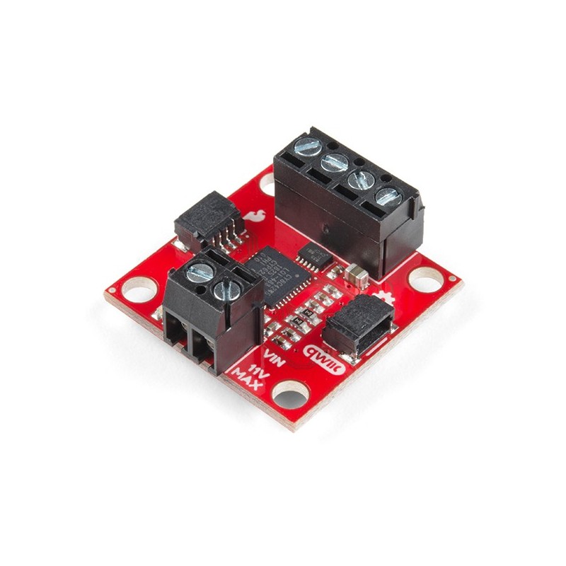 Qwiic Motor Driver - a module with a 2-channel driver for DC motors