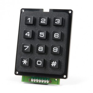 Qwiic Keypad - module with a 12-button keyboard