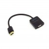 Przewód USB A - 2x microUSB 1m czarny
