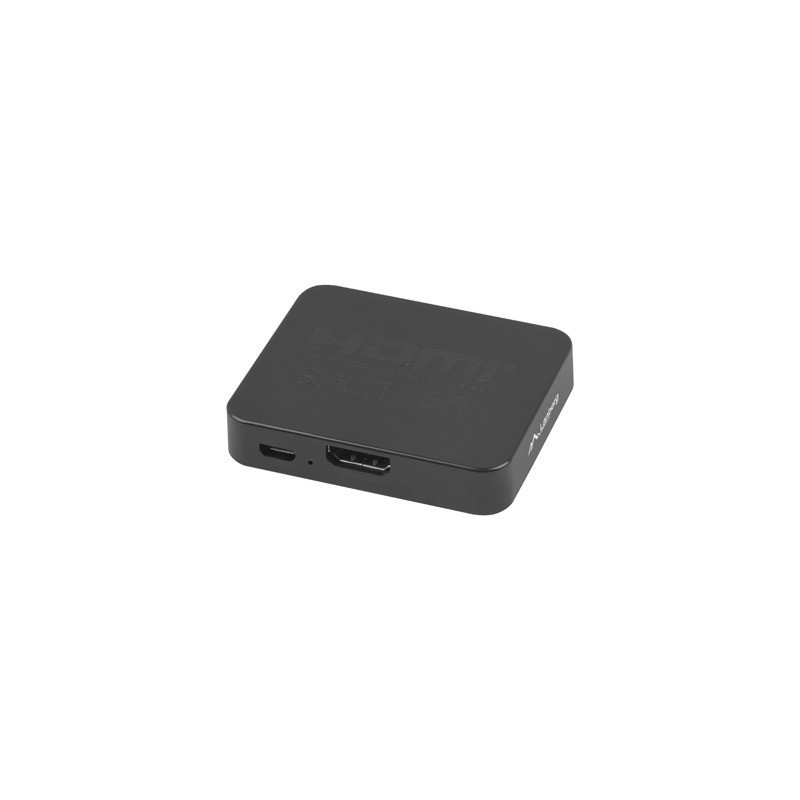 Splitter video HDMI 2x HDMI 4K + port micro USB czarny - Lanberg  Z29503