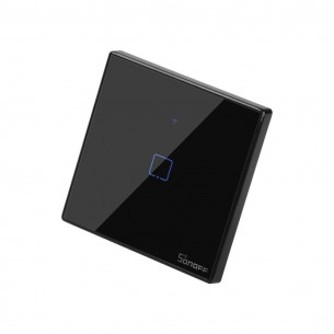 Sonoff T3EU1C TX - single-channel, touch light switch with WiFi and RF function (black)