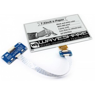 7.5inch e-Paper HAT - module with display e-Paper 7.5" 800×480 for Raspberry Pi