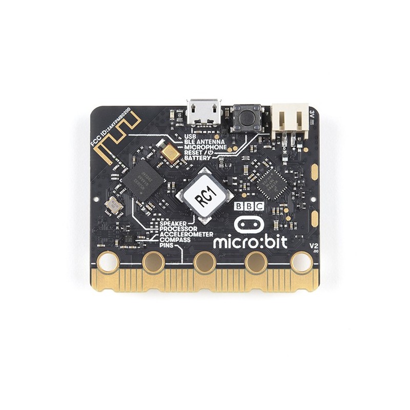 micro:bit v2 Go Bundle - стартовий набір з навчальним модулем micro:bit v2