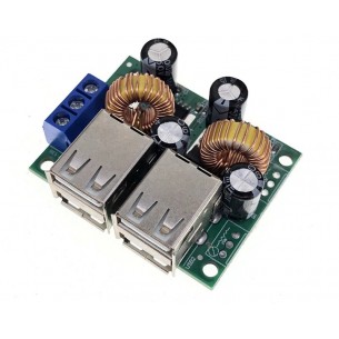 Step Down converter module 5V/5A with 4xUSB output
