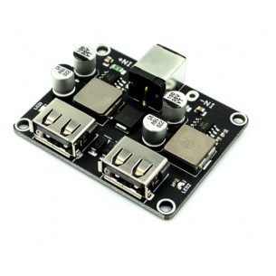 Charger/Step Down converter module 5-12V/3.4A with 2xUSB output QC3.0 QC2.0