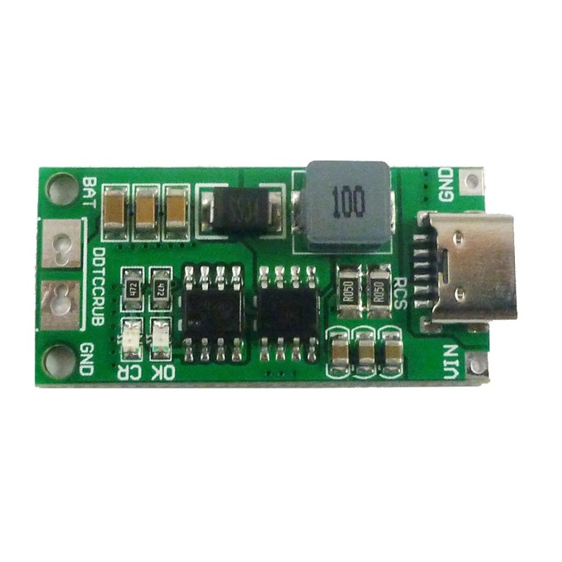 Li-Ion 2S 1A charger module with USB type C