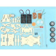 RC racing car - kit for self-assembly