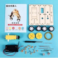 Electronic worm - educational toy (kit for self-assembly)