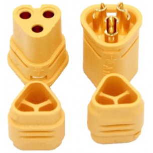 MT30 - 3-pin high-current connector (plug + socket + cover)