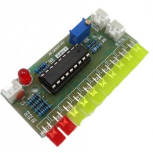Audio level indicator module with LM3915 chip (kit for self-assembly)