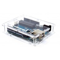 Case for Arduino Uno transparent, closed