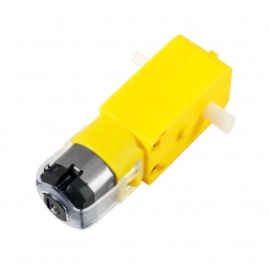 1:48 6V - DC motor with gear and double-sided shaft