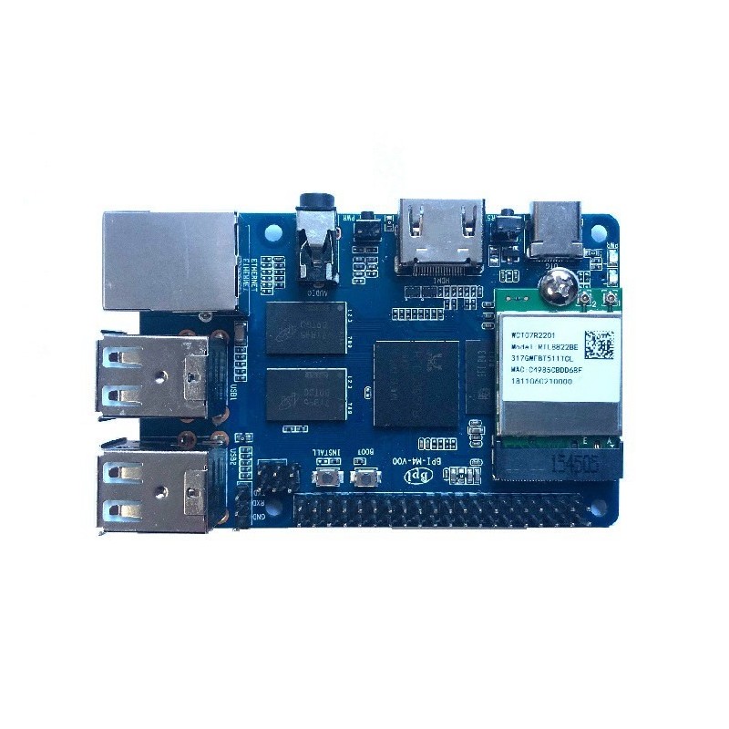 Banana Pi BPIM4 with Realtek RTD1395 quadcore