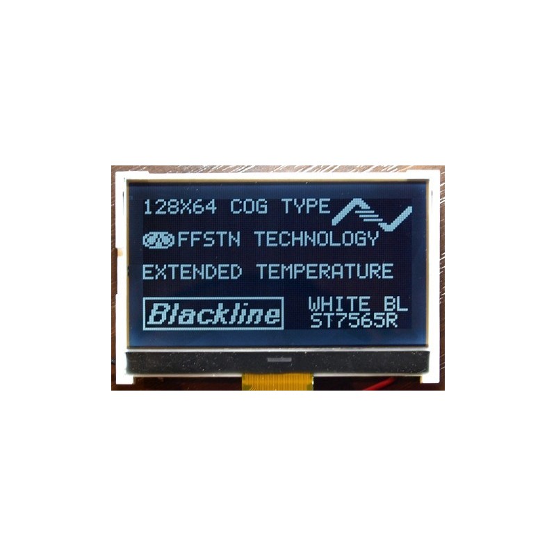 LCD-AG-C128064A-DIW W/KK-E6