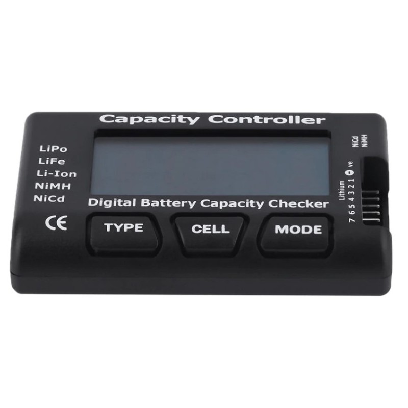 Testeur De Batterie Fasizi CellMeter-7 - Pour LiPo, LiFe, Li-ion, NiMH, NiCd - Mesure Tension Par Cellule (1 à 7S)