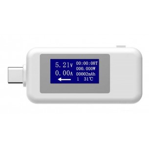 KWS-1802C - wielofunkcyjny tester USB typ C (biały)