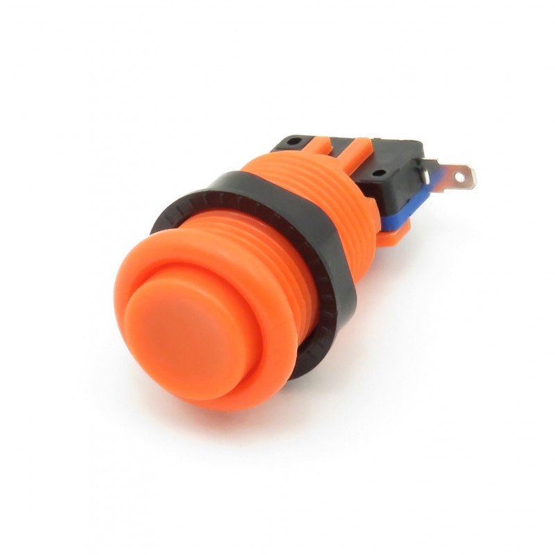 Arcade Push Button - okrągły przycisk 33mm (pomarańczowy)