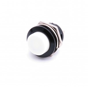Momentary Push Button - round button 16mm (white)