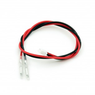 Cable with JST PH 2.0 2-pin plug and 2.8mm flat connector