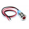Wodoodporna kontrolka LED 9-12V 8mm (czerwona)