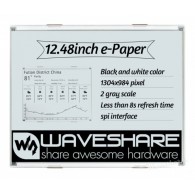 12.48inch e-Paper - 12.48" 1304x984 black and white e-Paper display