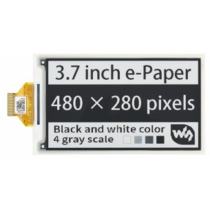 3.7inch e-Paper - czarno-biały wyświetlacz e-Paper 3,7" 480x280