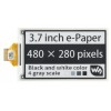 3.7inch e-Paper - czarno-biały wyświetlacz e-Paper 3,7" 480x280