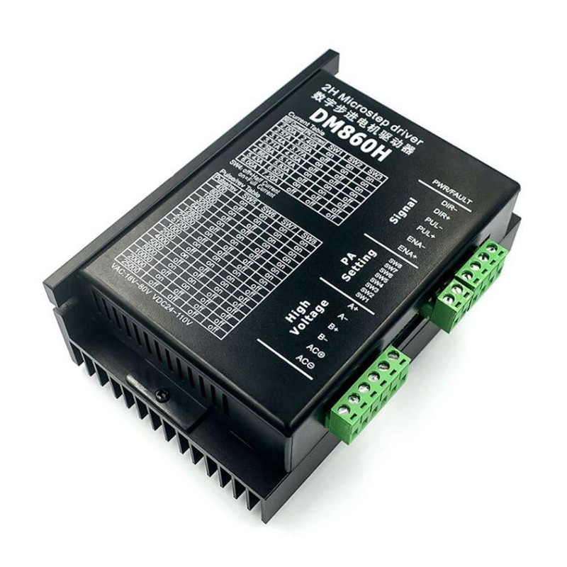 DM860H - 7.2A 80VAC/110VDC stepper motor driver with a fan