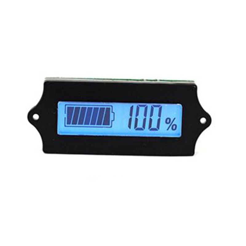 Battery capacity tester with LCD display (blue)