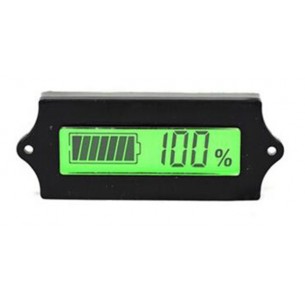Battery capacity tester with LCD display (green)