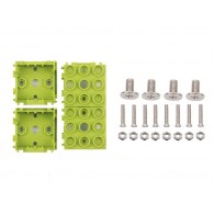 Grove Green Wrapper 1*1 - mounting for Grove modules (green) - 4 pcs.
