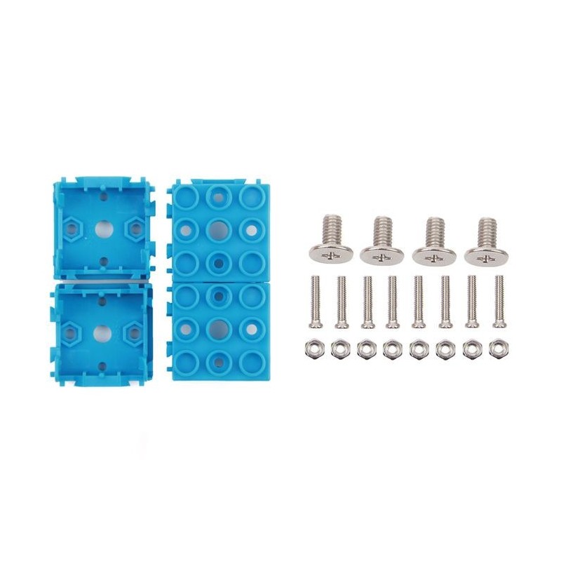 Grove Blue Wrapper 1*1 - mounting for Grove modules (blue) - 4 pcs.
